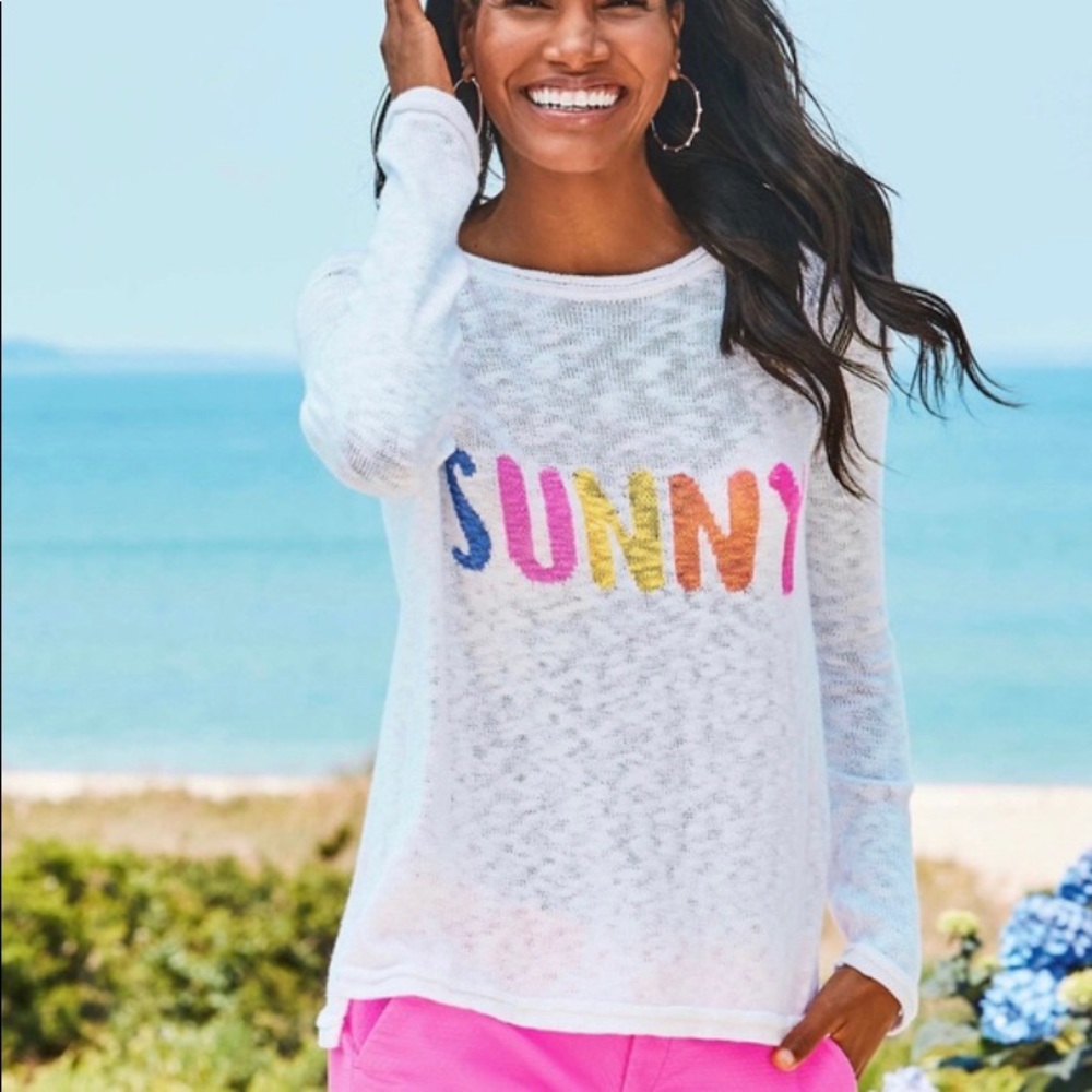 Lilly Pulitzer “sunny” light sweater